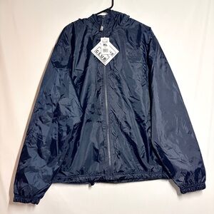 Pro Club Navy Blue Windbreaker Jacket